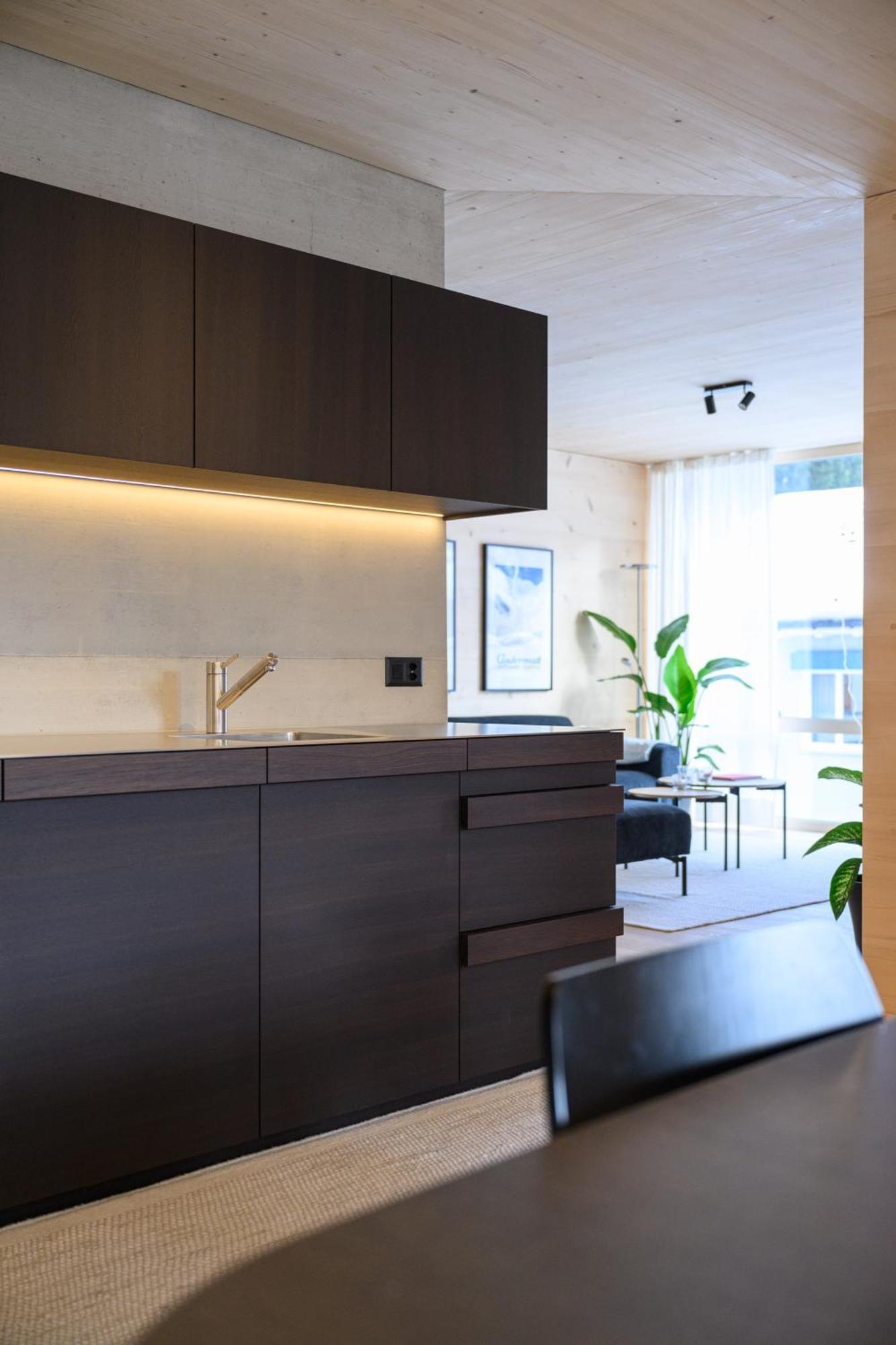 Mondholz Ferienwohnung Andermatt Exteriér fotografie