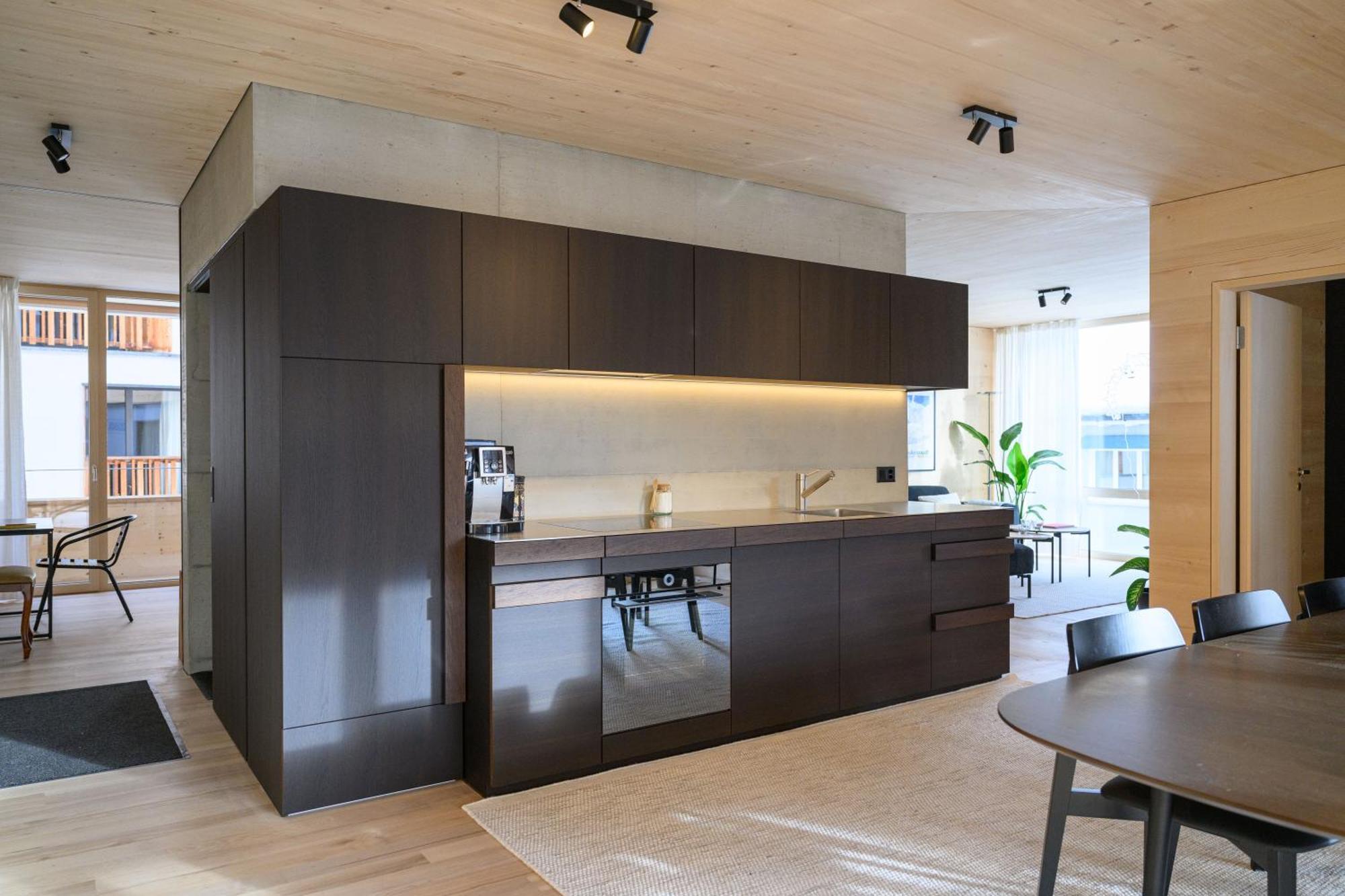 Mondholz Ferienwohnung Andermatt Exteriér fotografie